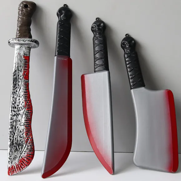 Plastik Halloween Hetes Statue Sickle Horror Cosplay Arm Prop A5