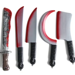Plastik Halloween Hetes Statue Sickle Horror Cosplay Arm Prop A5