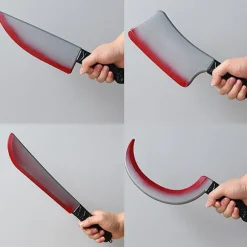 Plastik Halloween Hetes Statue Sickle Horror Cosplay Arm Prop A5