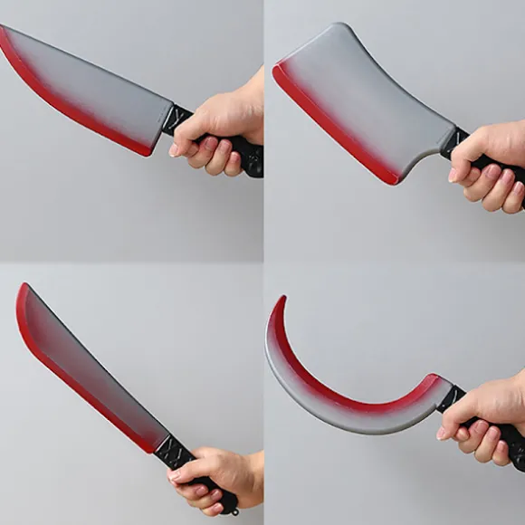 Plastik Halloween Hetes Statue Sickle Horror Cosplay Arm Prop A5