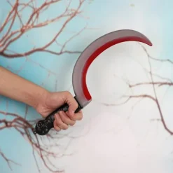 Plastik Halloween Hetes Statue Sickle Horror Cosplay Arm Prop A5