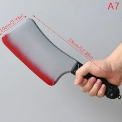 Plastik Halloween Hetes Statue Sickle Horror Cosplay Arm Prop A5