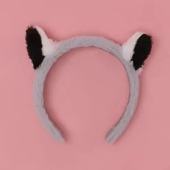 Plush Lemur Ørehovedbånd Lolita Hovedbånd Lang Hale Pels Hårbånd
