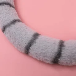 Plush Lemur Ørehovedbånd Lolita Hovedbånd Lang Hale Pels Hårbånd