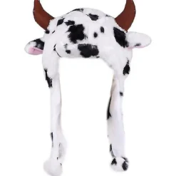 Plys Hat Plysdyr Legetøj Hue Med Fleece Foring Hals Varmer Fest Kostume(9)