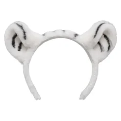 Plys Hårbøjle Tigerører Pandebånd Hale Sceneoptræden Hovedbeklædning Vask Ansigt Pandebånd Cosplay Hår Tilbehør White hair hoop
