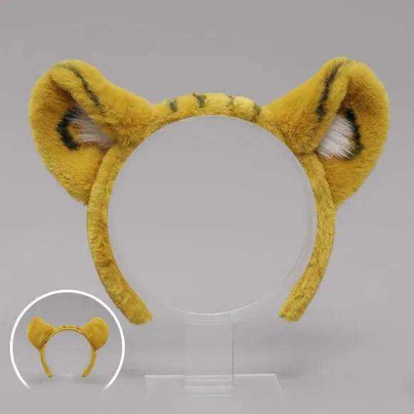 Plys Hårbøjle Tigerører Pandebånd Hale Sceneoptræden Hovedbeklædning Vask Ansigt Pandebånd Cosplay Hår Tilbehør White hair hoop