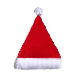 Plys Julepynt, LED-belyst Julehat, Julemandshat