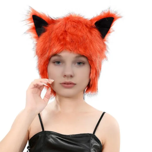 Plys Øre Hat Cosplay Kostume Hat Til Vinter Udendørs Aktivitet Koldt Vejr