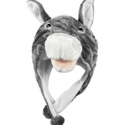 Plys Sjove Dyrehatte One Size Hue Polyester med Fleeceforing God Premium påske premium (LGL) Donkey