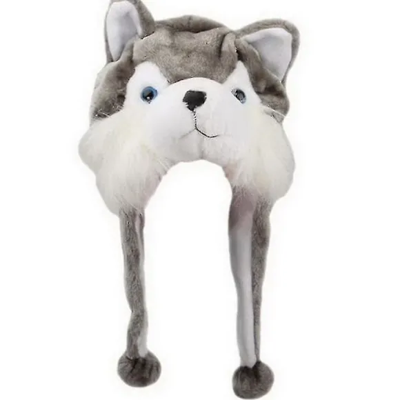 Plysj sjov husky hat