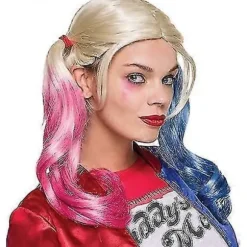 Polyester Harley Quinn Paryk (voksen) (FMY)