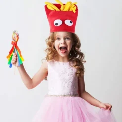 Pommes frites hat - Cosplay kok kostume - Hovedbånd til Halloween, karneval, fest - Foto rekvisitter
