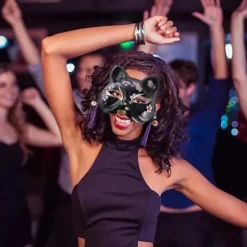 (Pow yeah!) Ansigtsmaske til dyr - Ræv, Kat, Cosplay-kostume, Hovedbeklædning til Karneval, Maskeradefest, Tilbehør