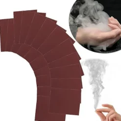 (Pow yeah!) Magisk Røgpapir, Magisk Røg fra Fingerspidserne, Tryllekunstner Værktøj til Nærhed, Magikerrekvisitter Sceneillusioner Tilbehør 100 stk