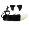 (Pow yeah!) Voksen Børn Simulering Plys Ulveører Pandebånd Bandana Med Lang Hale Sæt Anime Cosplay Kostume Rekvisitter Halloween Maskerade - Perfekt | Fyndiq
