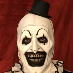 【PP】Terrifier 2 Art the Clown Maske Cosplay Kostume Maskerade rekvisitter A