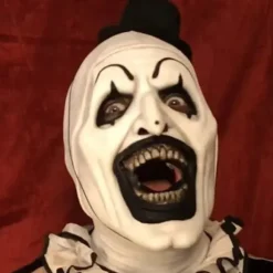 【PP】Terrifier 2 Art the Clown Maske Cosplay Kostume Maskerade rekvisitter A