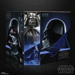 Premium elektronisk Darth Vader-hjelm, lydeffekter, cosplay-artikel, fra 14 år, Star Wars The Black Series Svart