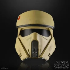 Premium Shoretrooper elektronisk hjelm, Star Wars The Black Series: Andor cosplay artikel, Stemmemodulation, fra 14 år Flerfärgad