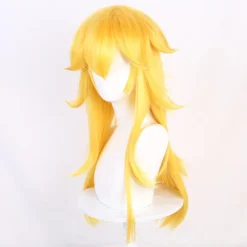 Princess Peach Paryk til Piger Cosplay Halloween Kostume{xh}