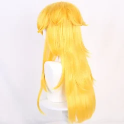 Princess Peach Paryk til Piger Cosplay Halloween Kostume{xh}