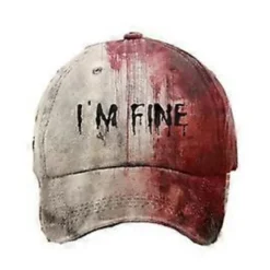 Problem Løst Halloween Hat Horror Sjov Halloween Unisex Hat Blodig Kasket GGZG Hat