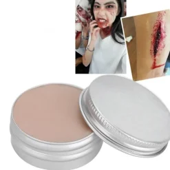 Professionel Halloween Scene Falsk Sår Ar Voks Makeup 01