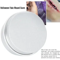 Professionel Halloween Scenemakeup Falske Sår Ar Voks 03