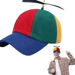 Propellerkasket, Propellerhat, Propellerbaseballkasket, Justerbar helikopterkasket, Propellerkasket