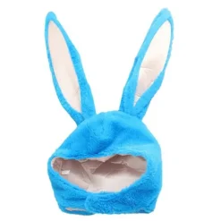 Påskehare Hat Plys Party Hat til Fest 1 stk. Blå Kanin Udklædning [HK]