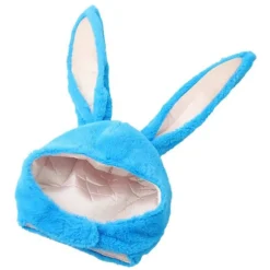 Påskehare Hat Plys Party Hat til Fest 1 stk. Blå Kanin Udklædning [HK]