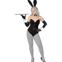 Påskehare Kostume Sæt med Ører, Butterfly, Manchetter, Handsker & Hale til Jule Cosplay[D]