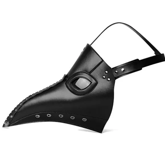 PU Læder Pestedoktor Maske til Halloween Steampunk Fuglemasker Lang Næse Kostume Rekvisitter Cosplay Maskeradefest