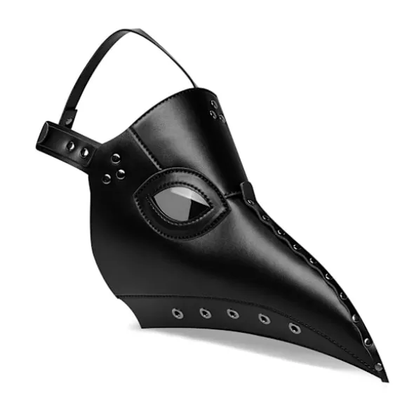 PU Læder Pestedoktor Maske til Halloween Steampunk Fuglemasker Lang Næse Kostume Rekvisitter Cosplay Maskeradefest