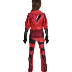 Rød paryk til piger, Descendants 4 The Rise of Red Kostume Tilbehør, CJY en-US