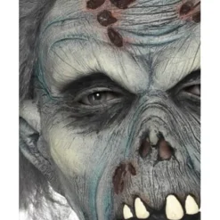 Rådden zombie maske, Dækker hovedet, latex One Size