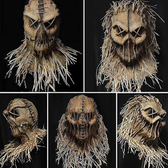 Rædselsmaske til Halloween Dekoration Covid Maske Hovedbeklædning Sjove Rekvisitter Horror Maskerade Skrækindjagende Maske A_yux A