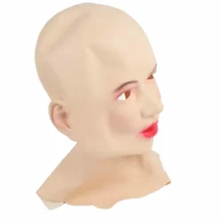 Realist Old Man Old Lady Hoveddækning Hovedbeklædning Latex Hovedbeklædning til Karneval Halloween Cosplay Party Kostume Maskerade Rekvisitter