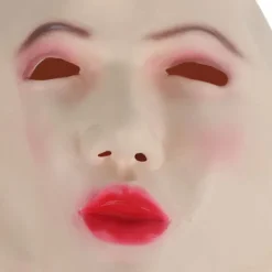 Realist Old Man Old Lady Hoveddækning Hovedbeklædning Latex Hovedbeklædning til Karneval Halloween Cosplay Party Kostume Maskerade Rekvisitter