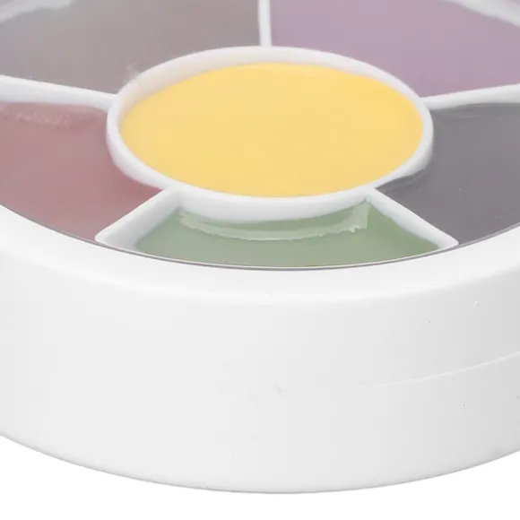 Realistisk makeup-palette, blå mærke-hjul med lyse farver til professionel SFX, langtidsholdbar special effects-makeup til scene, film, cosplay og