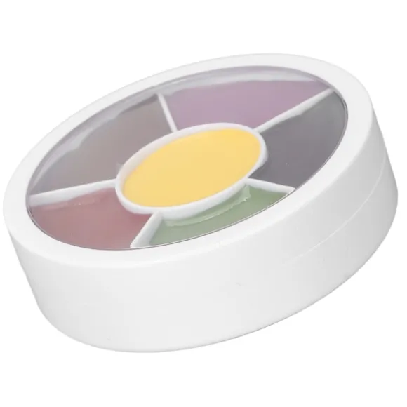Realistisk makeup-palette, blå mærke-hjul med lyse farver til professionel SFX, langtidsholdbar special effects-makeup til scene, film, cosplay og