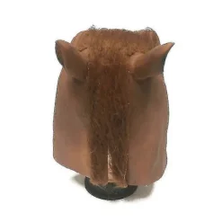 Realistiske hestehovedmasker Fuldhoved pelsmanke latex uhyggelig dyremaske til Halloween-festkostume xi
