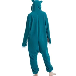 Reedca Snorlax Voksen Onesie Halloween Cosplay Kostumer Anime Pyjamas til kvinder og piger, knaplukning 2-FA- 2 XL
