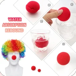 Regnbue Klovneparykker Til Drenge Og Piger Kostume Karneval Halloween Jul Påske Festtilbehør Unisex Polyester