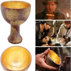 Resin Kunsthåndværk Halloween Rekvisitter Indiana Jones Hellige Gral Vintage Tro