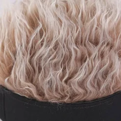 Retro Bomulds Hip Hop Hue Sort Hat Justerbar Brunt Hår
