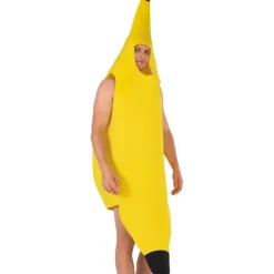 Rolig Banan Frugt Kostume Banan Kostume Voksen Unisex One Size Halloween Udklædning[GPA]