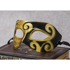 Romersk Græsk Maske til Mænd - Venetianske Masker - Maskerade Maske - Halloween Kostume