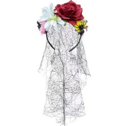 Rose Blomsterkrone Hovedbøjle Foto Rekvisitter Boho Halloween Hovedbeklædning A14